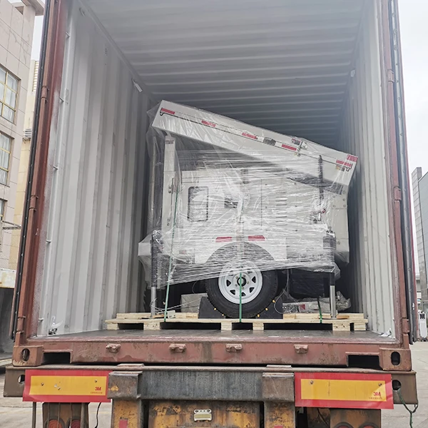 Mobile Moveable Off Grid Dc24v Power Solution Solar Generator Trailer