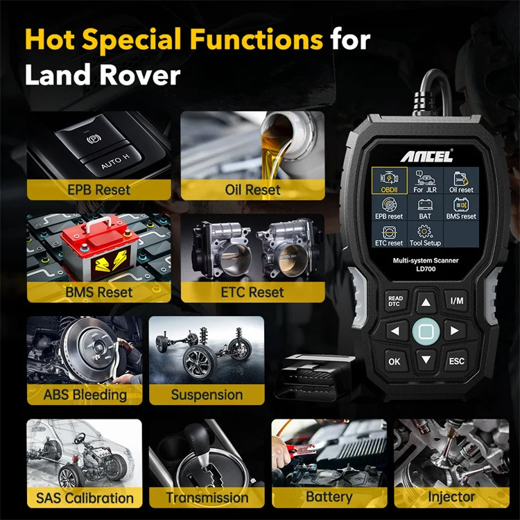 ANCEL LD700 Battery & Throttle