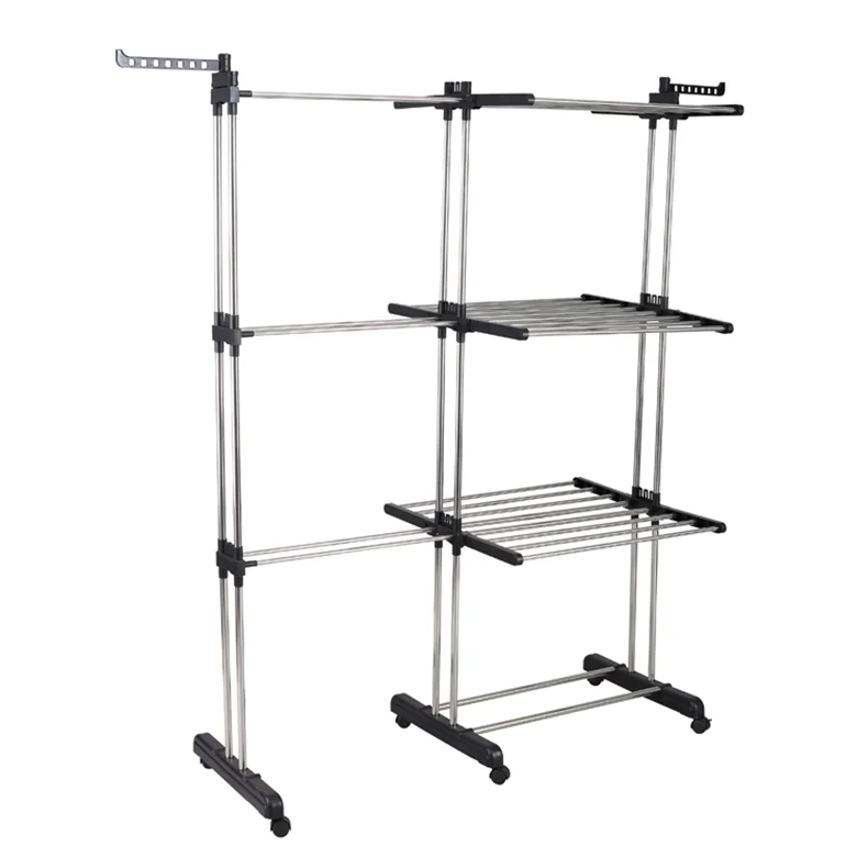 Heavy Duty Gullwing Clothes Dryer Rack Foldable Steel Clothing Drying