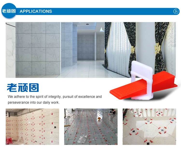 Factory directly sell tile spacer fast delivery portable tile leveling system