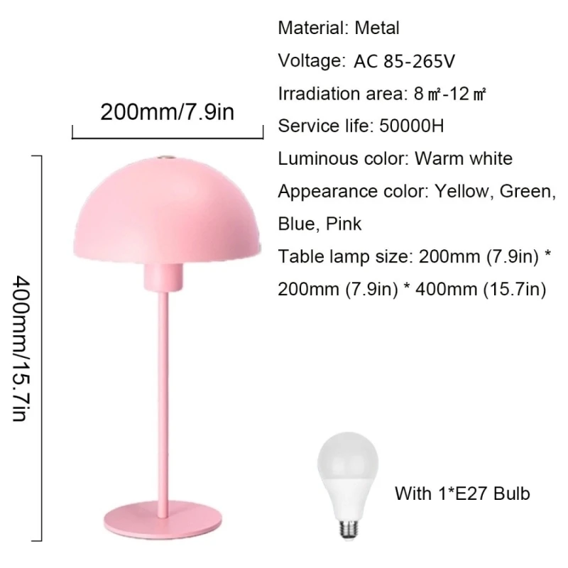 led restaurant decorative bar hotel restaurant multi color cordless magnifying Iron led table lamp