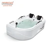 2 person whirlpool acrylic bathtub with Double jet