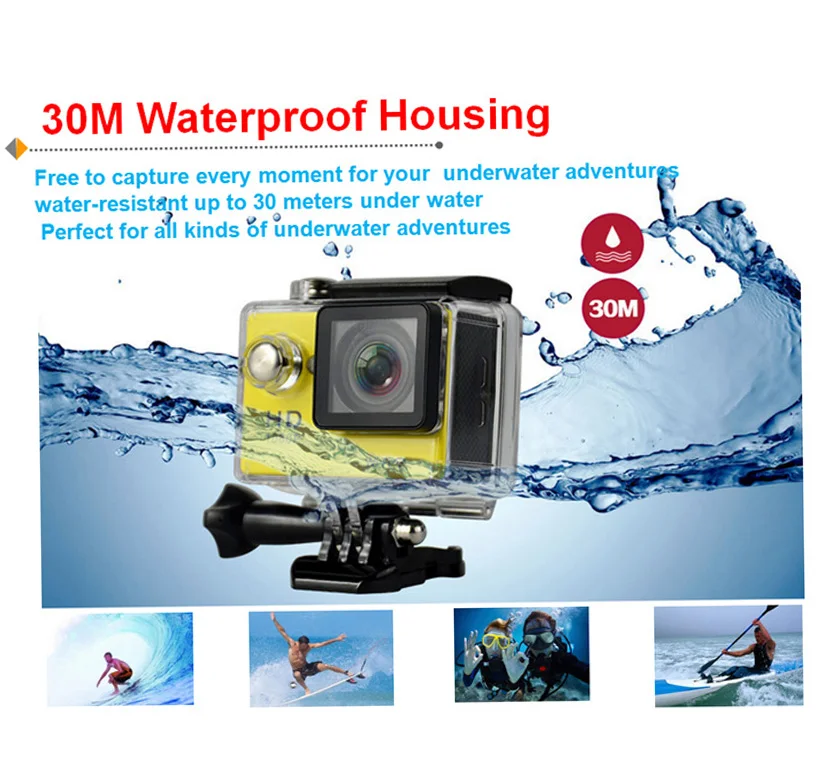 Ultra 4k Full Hd 1080p Waterproof Dvr Sport Camera Wifi Dv Action Cam
