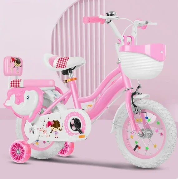 product hot sale 12 14 16 18 inch kids bicycle pink color kids bicycle princess kids bike 3 10 year old baby girls baby cycle-5