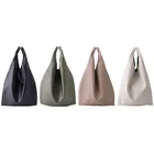 Pure Color Fashion Shopping PU Soft Leather 2020 Ladies Brand Tote Bag