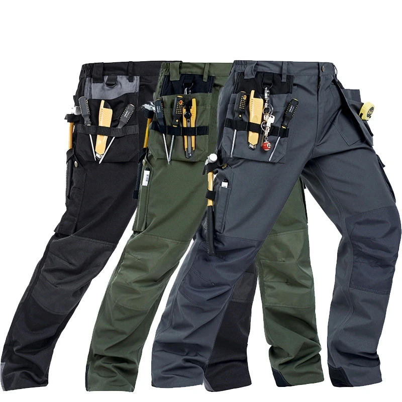 Craftsman Men's Work Pants Multi Pockets Working Trousers Mechanic ...