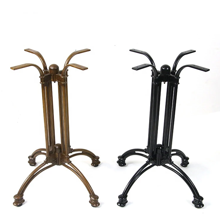 Brand New Black Base Cast Aluminum Coffee Metal Table Legs