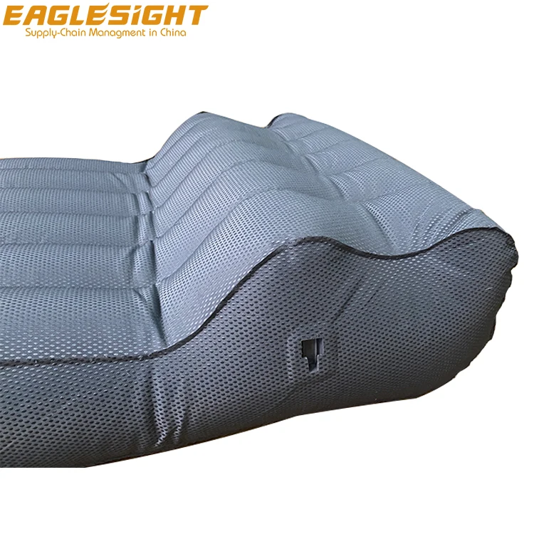 Body Shape Mattress Camping Mattress Inflating Pvc Flocking Inflatable