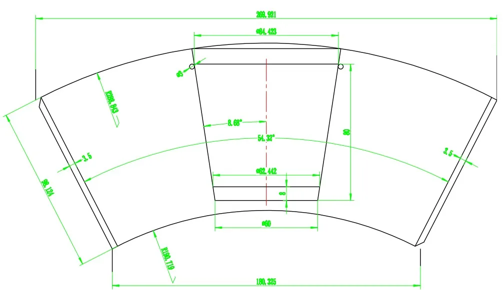 Cup cut template aquela trend la