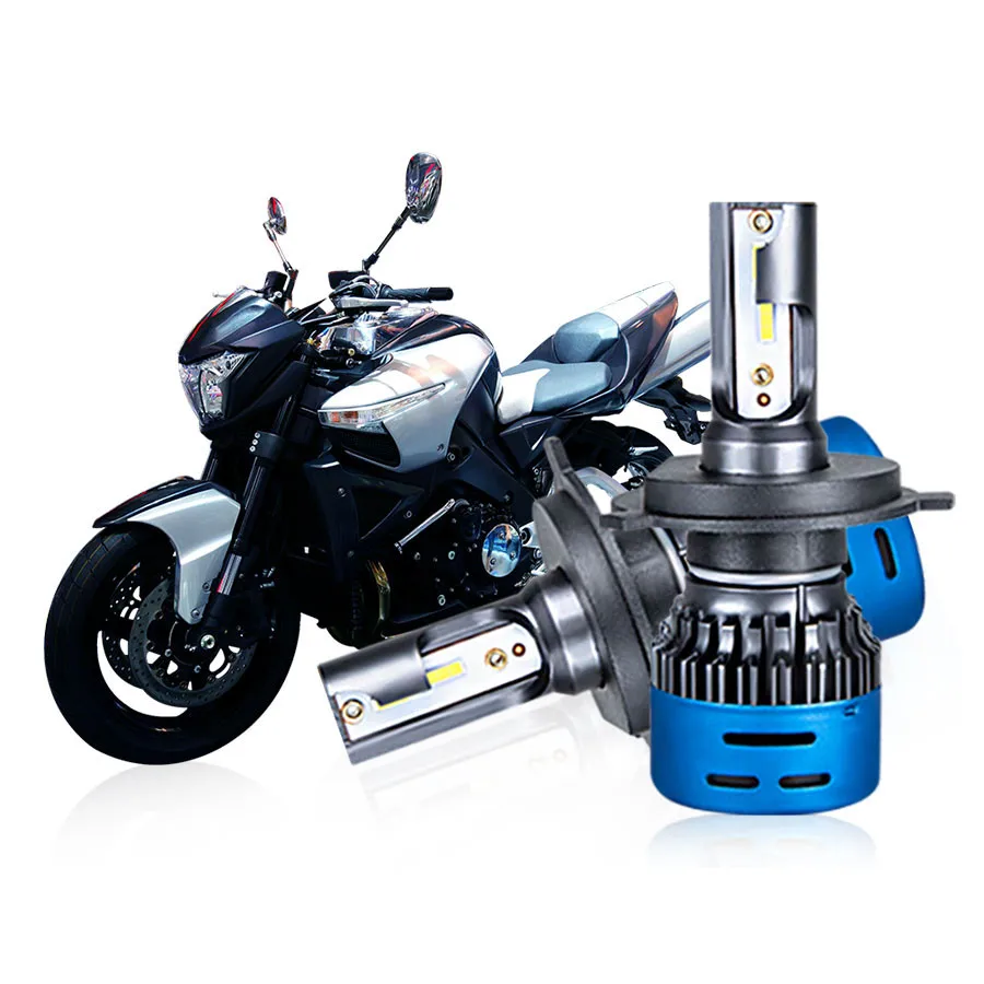 H4 Led Motorcycle Headlight HS1 LED Motorbike H1 H7 H11 Headlamp Led Farol Moto 9600LM Headlight 3000K 4300K 6500K 12000K