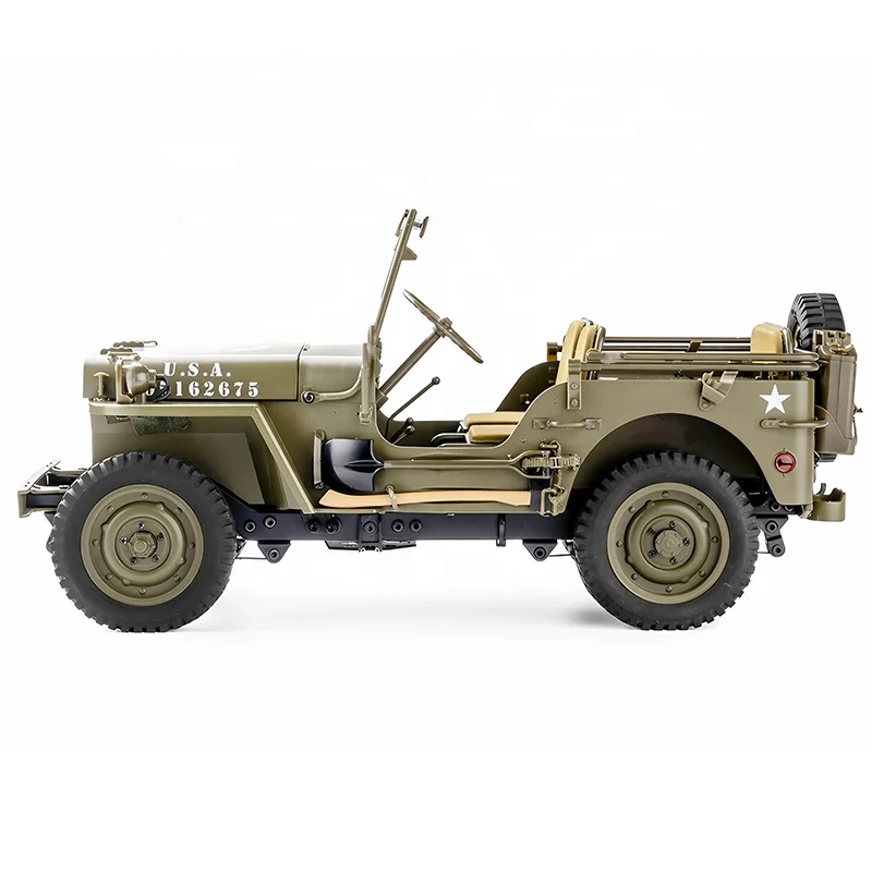 Rochobby FMS 1941 Willys MB Scaler 1:12 Jeeps RTR 2.4G Radio 4X4