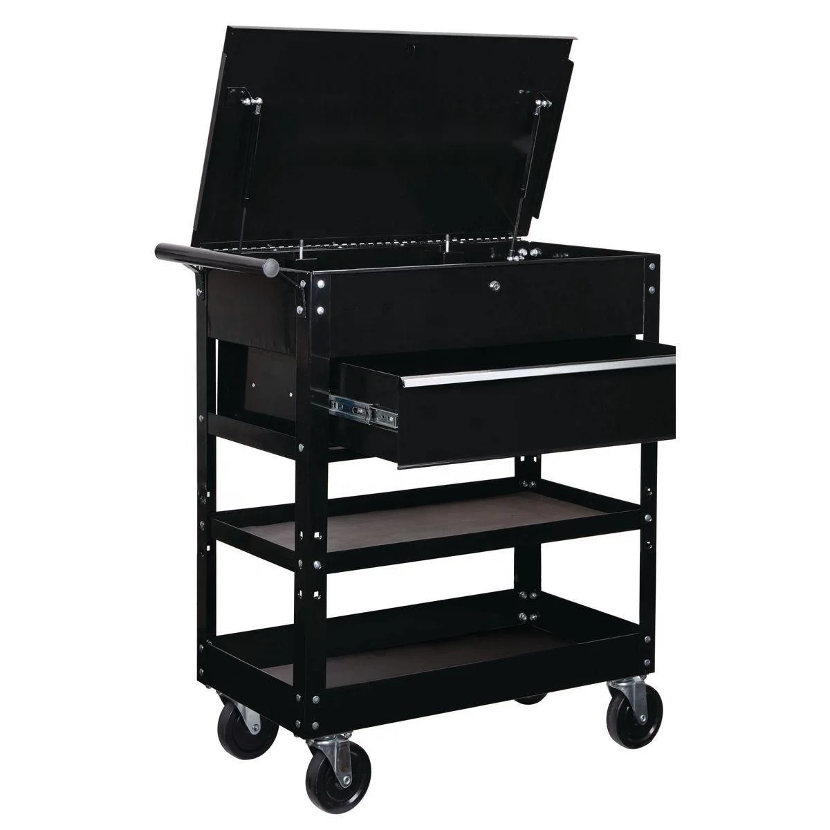 Removable 3 Tier Heavy Duty Workshop Garage Mechanic Utility Trolley Service Tool Cart factory