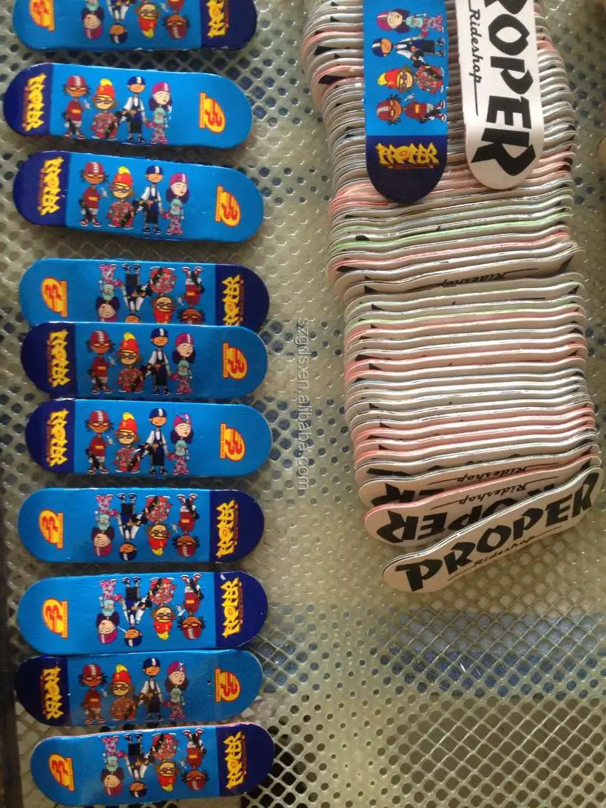 Factory In Stock Wholesale Blank Wood Finger Skateboard Decks Cheap