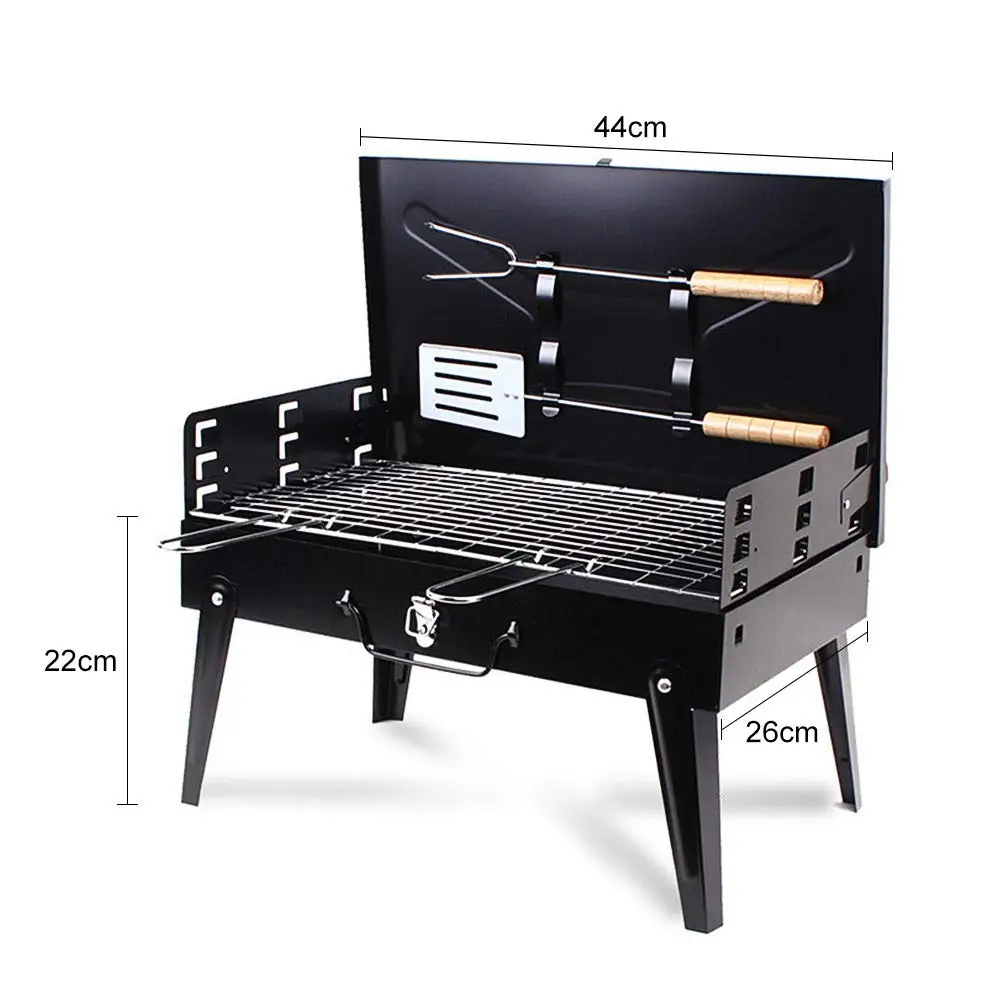 Hongxuan Easy Assembly Folding Bbq Grill With Spatula And Fork - Buy ...