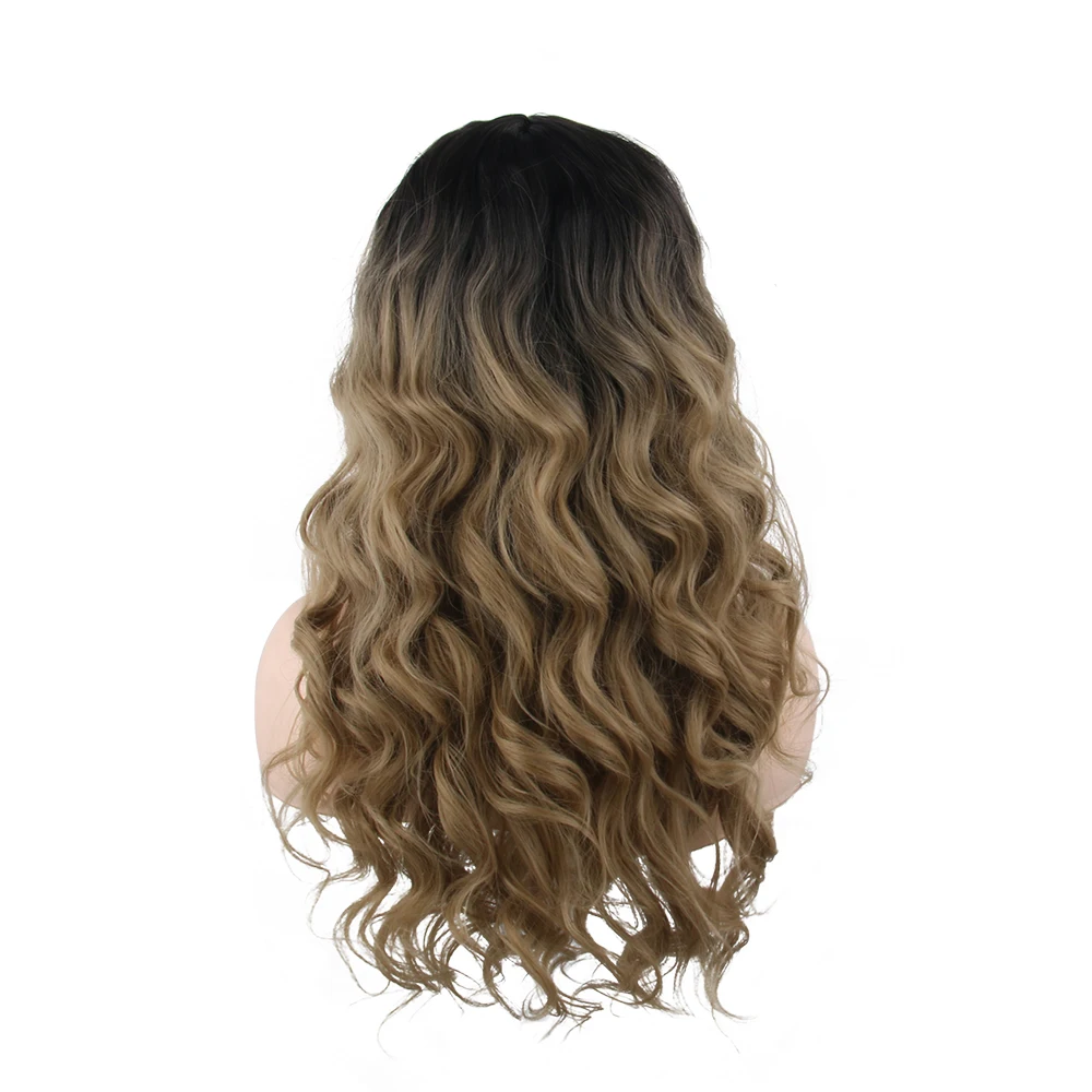 Ombre Brown Wigs Long Curly Part Women Wigs Wholesale Buy Hair Wigs