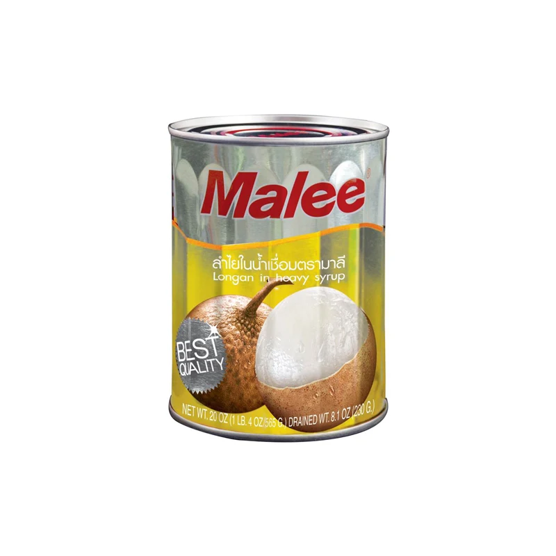 Longan Canned Malee Longan In Heavy Syrup 20 Oz. Refreshing Longan