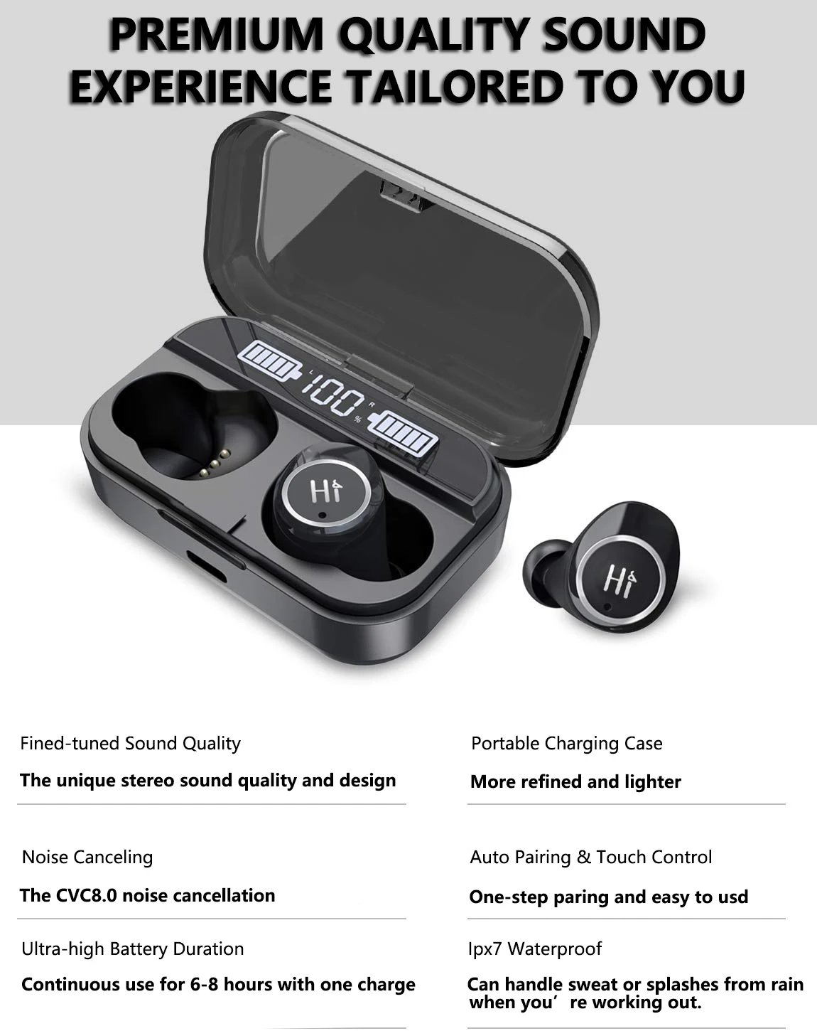 Cheap hifi earphone headphone wholesale oem earbuds handsfree headset wireless earphones with mic - ANKUX.COM