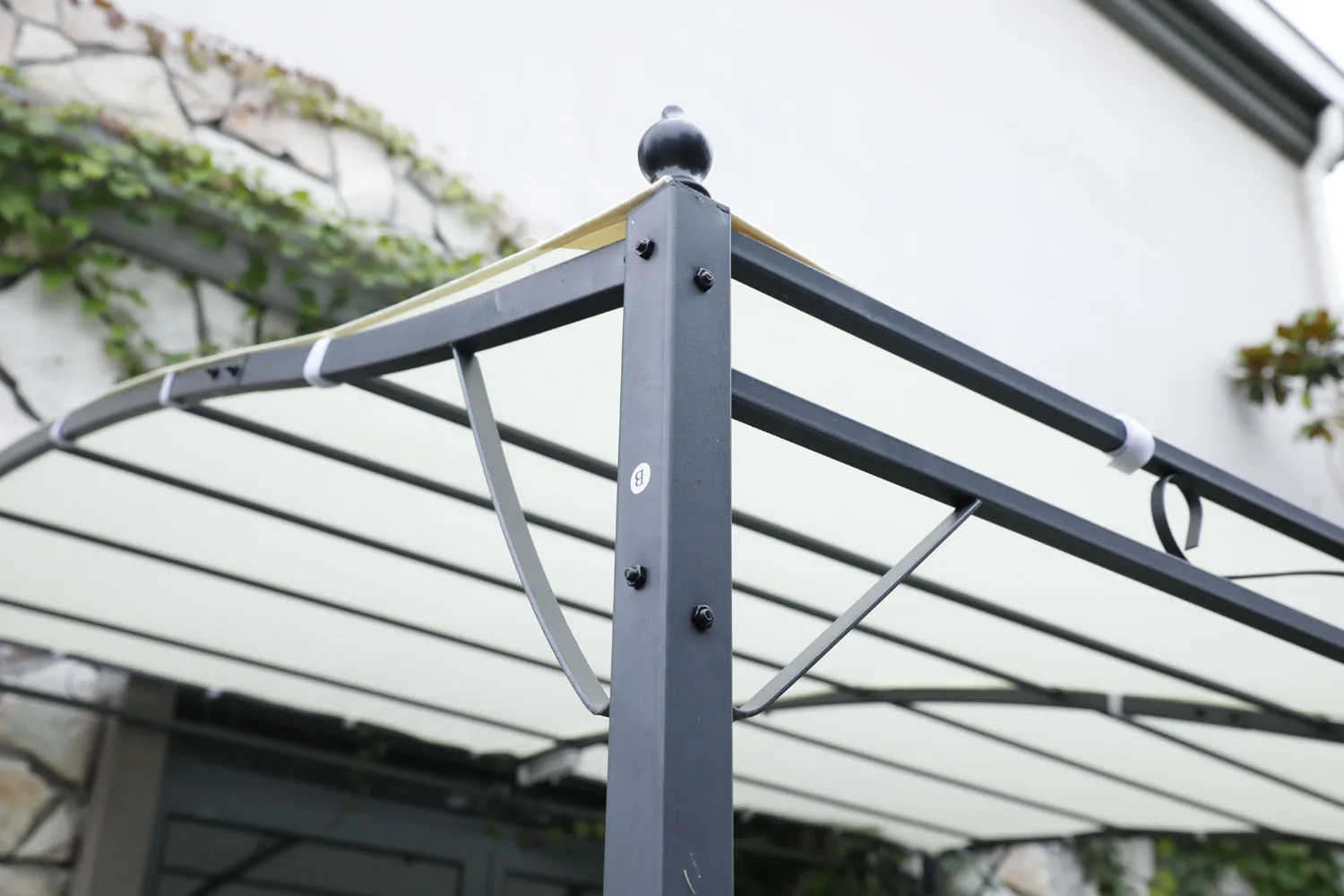 5米的室外花园行仿古金属遮阳雨棚凉亭