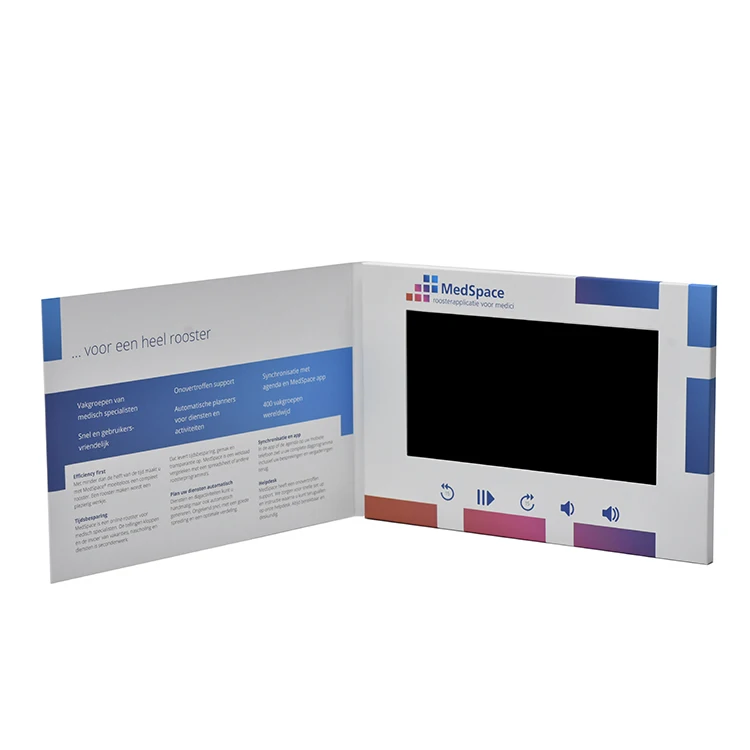 A5 7 Inch Lcd Screen Marketing Advertising Video Brochure With Customized  Printing Paper Craft Gift Box - Buy Marketing Advertising Video Brochure,A5  Video Brochure With Customized Printing,Paper Craft Video Brochure With Gift