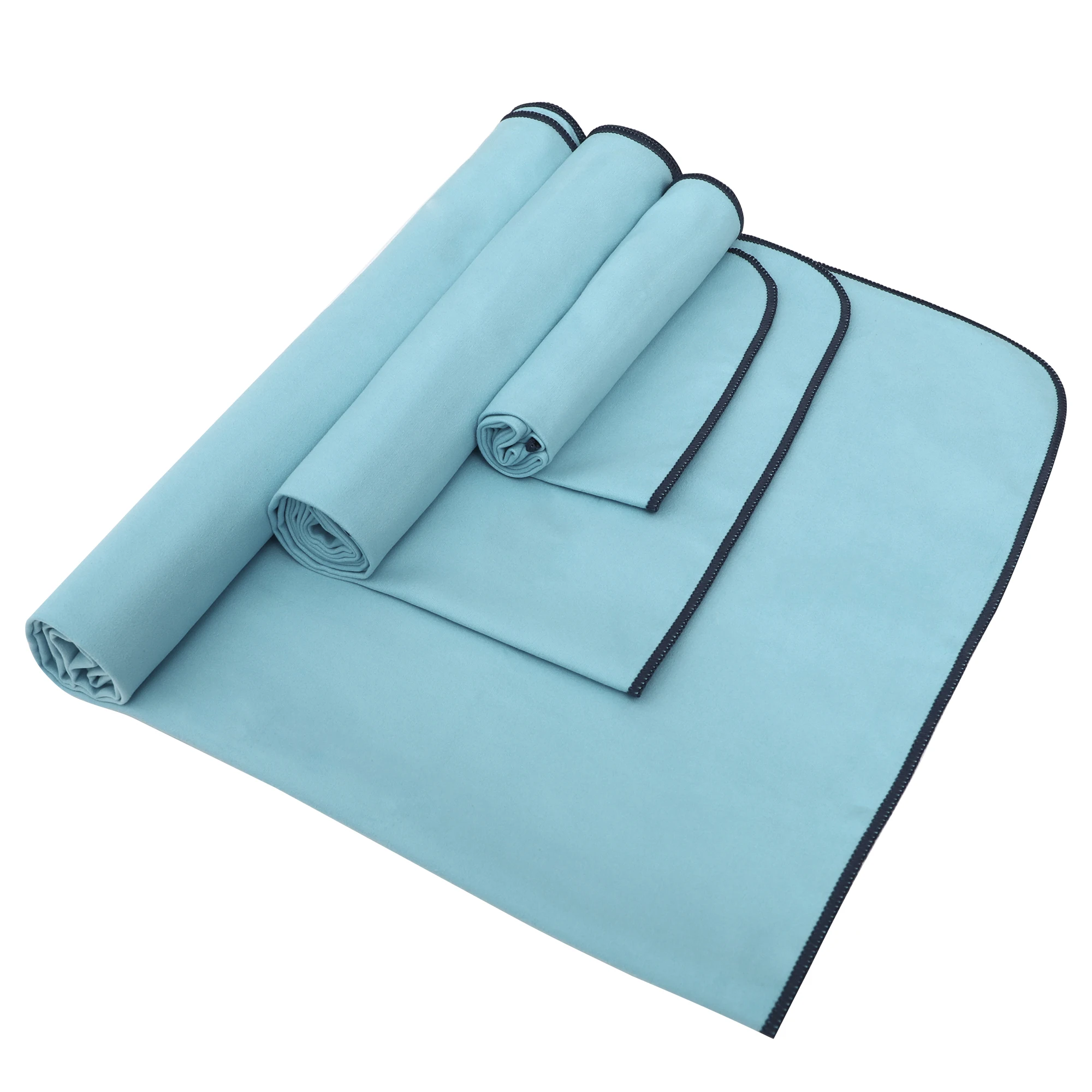 Wholesale Custom Fast Dry Microfiber Gym Sport Towel With Mesh Bag