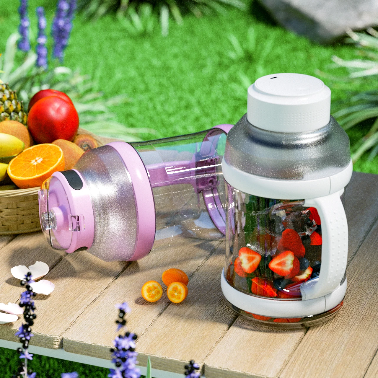 Factory Design Best Selling 2l Rechargeable Sports Juicer Blender