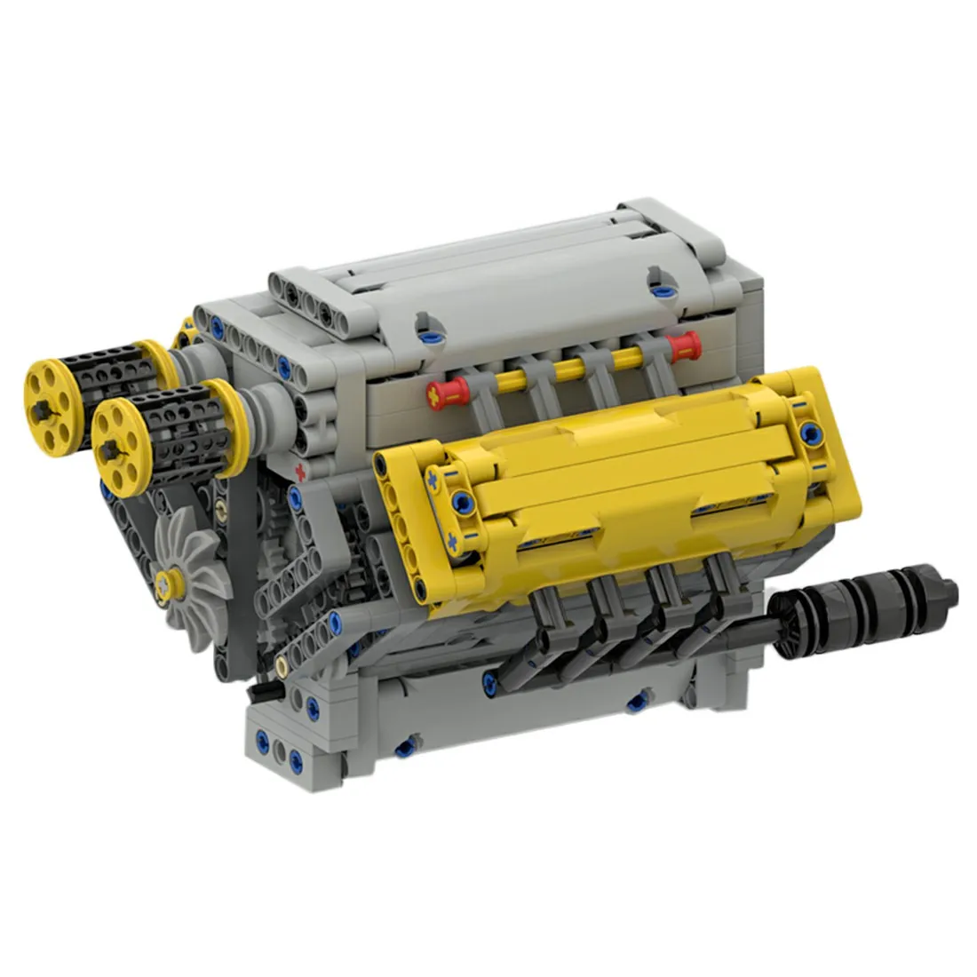 770pcs Moc Bricks Model V8 Engine Building Blocks Toy For Legoing