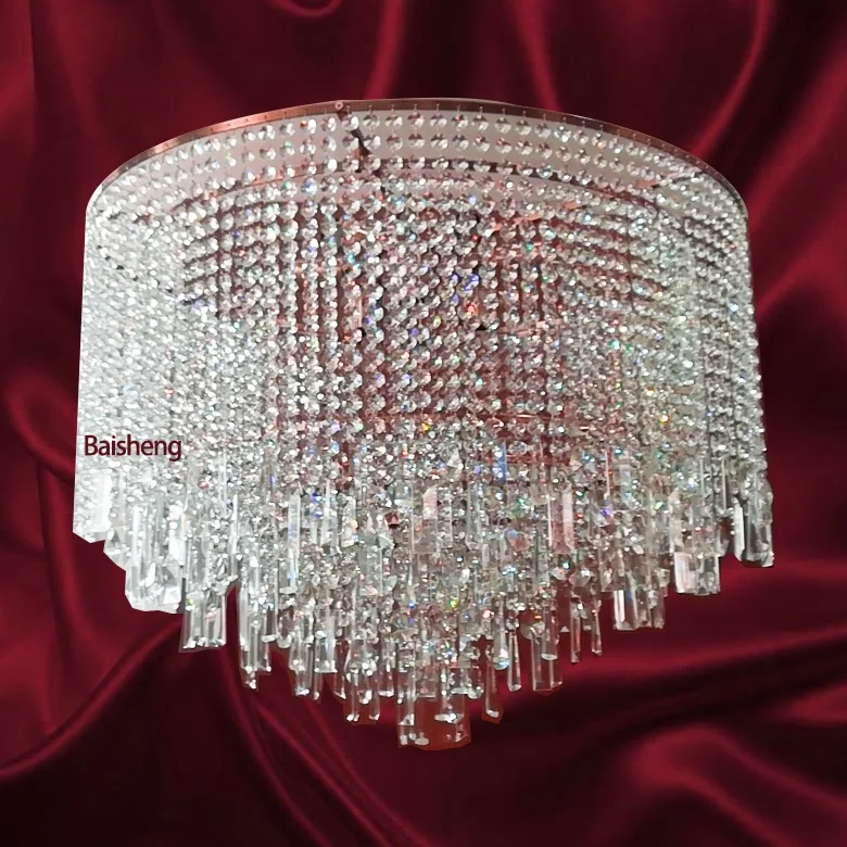 
raindrop droplet round lamp light crystal chandelier cristal lustre candelabra lampadari cristallo kroonluchter avize waterdrop 