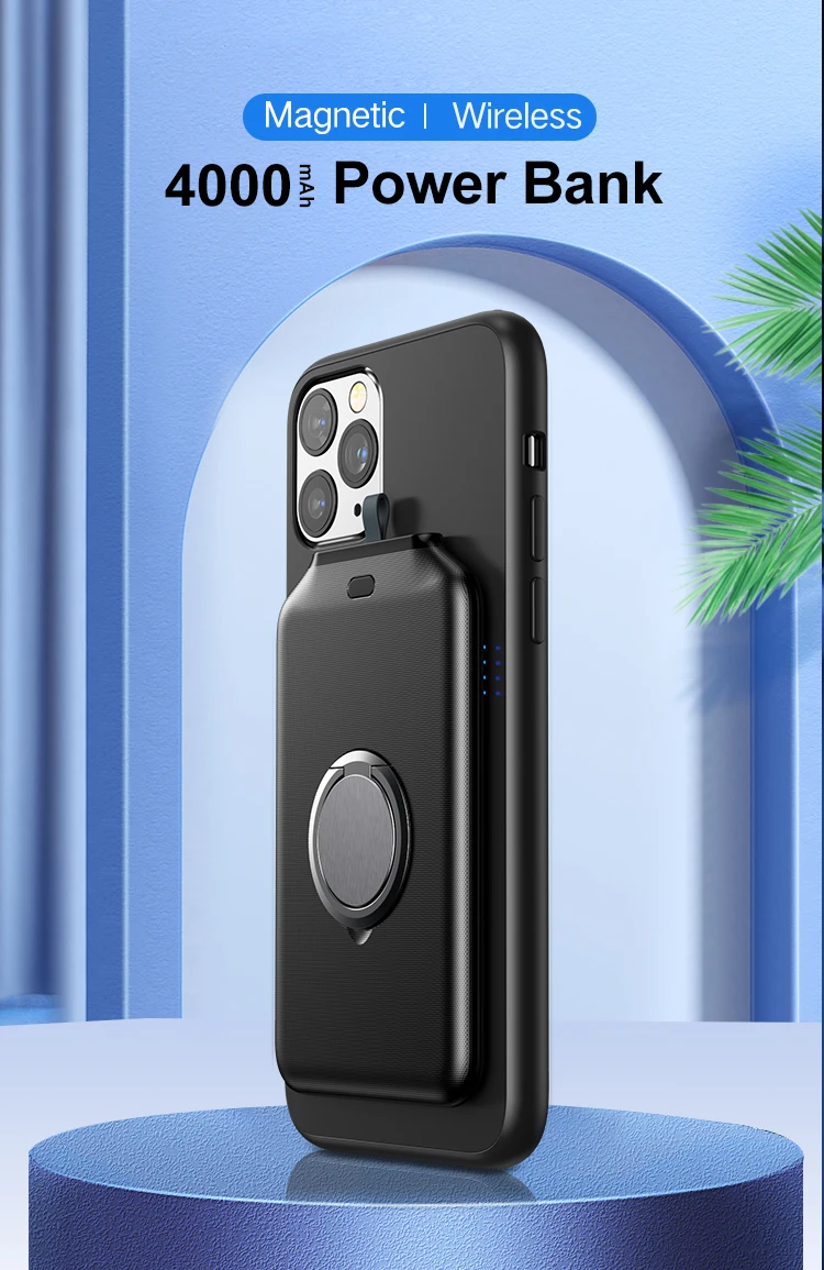 Easy handle 4000mah wireless power bank Qi power banks for mobile phone portable powerbank - ANKUX.COM