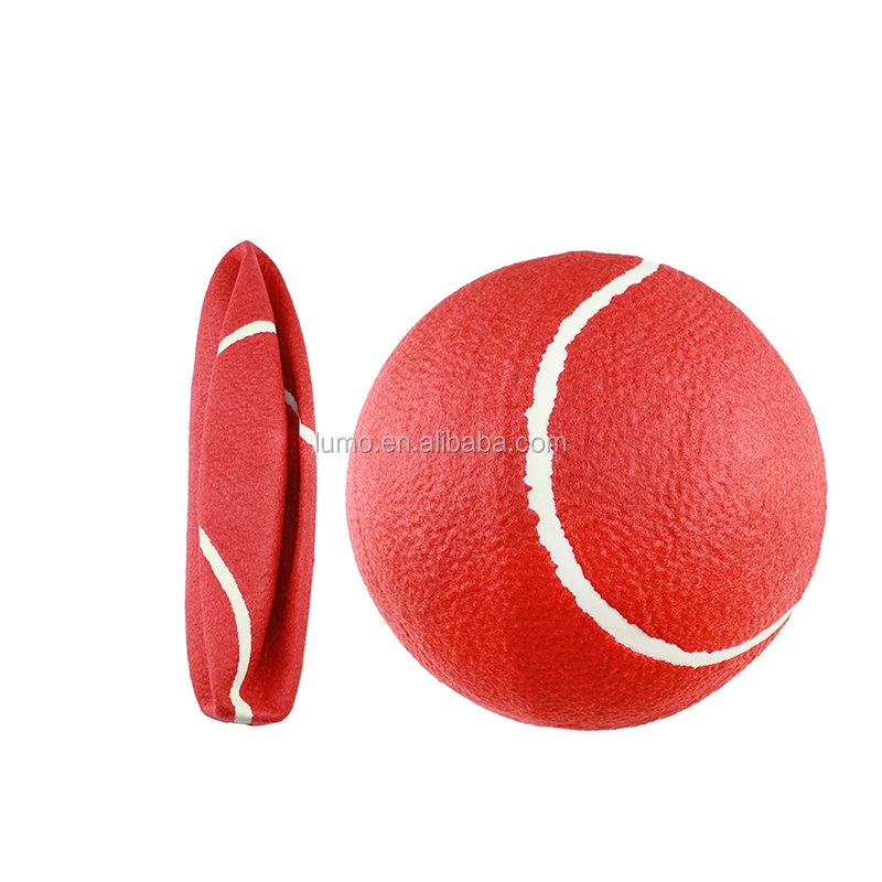 Custom Logo 24cm Giant Tennis Balls Large Inflatable Soft Tennis Ball