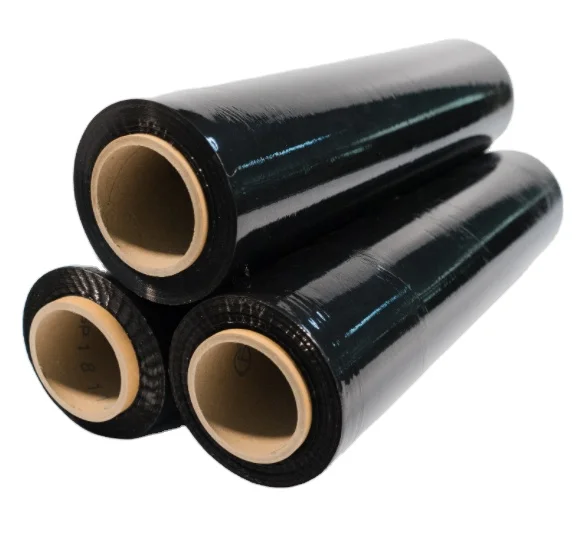 Pe Black Stretch Film Buy Stretch Film,Lldpe Stretch Film,Black Film