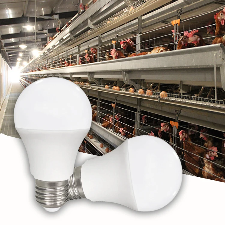 Hot sale products factory price manufacturer e27 base 9w grow light bulb chicken house led light