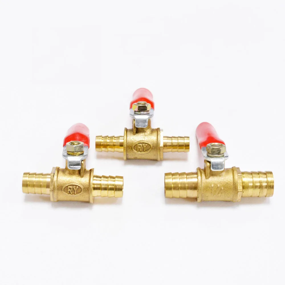 
Brass ball valve 1/4 vacuum fuel shut off valve 