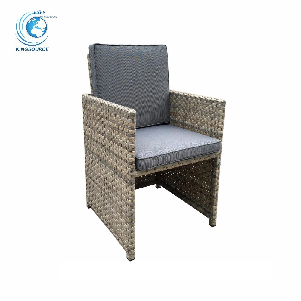 2019 Trade Assurance Classic cane rattan outdoor wicker cube dining chairs