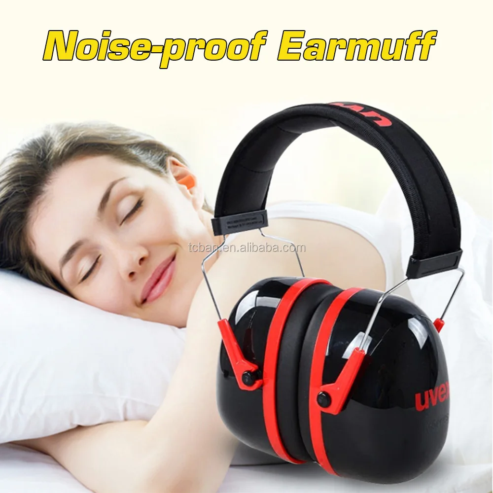 Uvex K3 Soundproof Earmuffs Noise Reduction Foam Earmuffs 33db Snr 27db