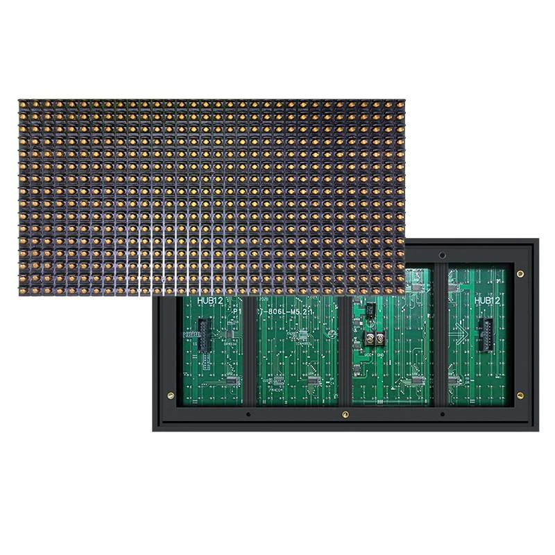 Outdoor P10 Dip Single Color Module 16IC P10 White/Red/Green/ Yellow ...