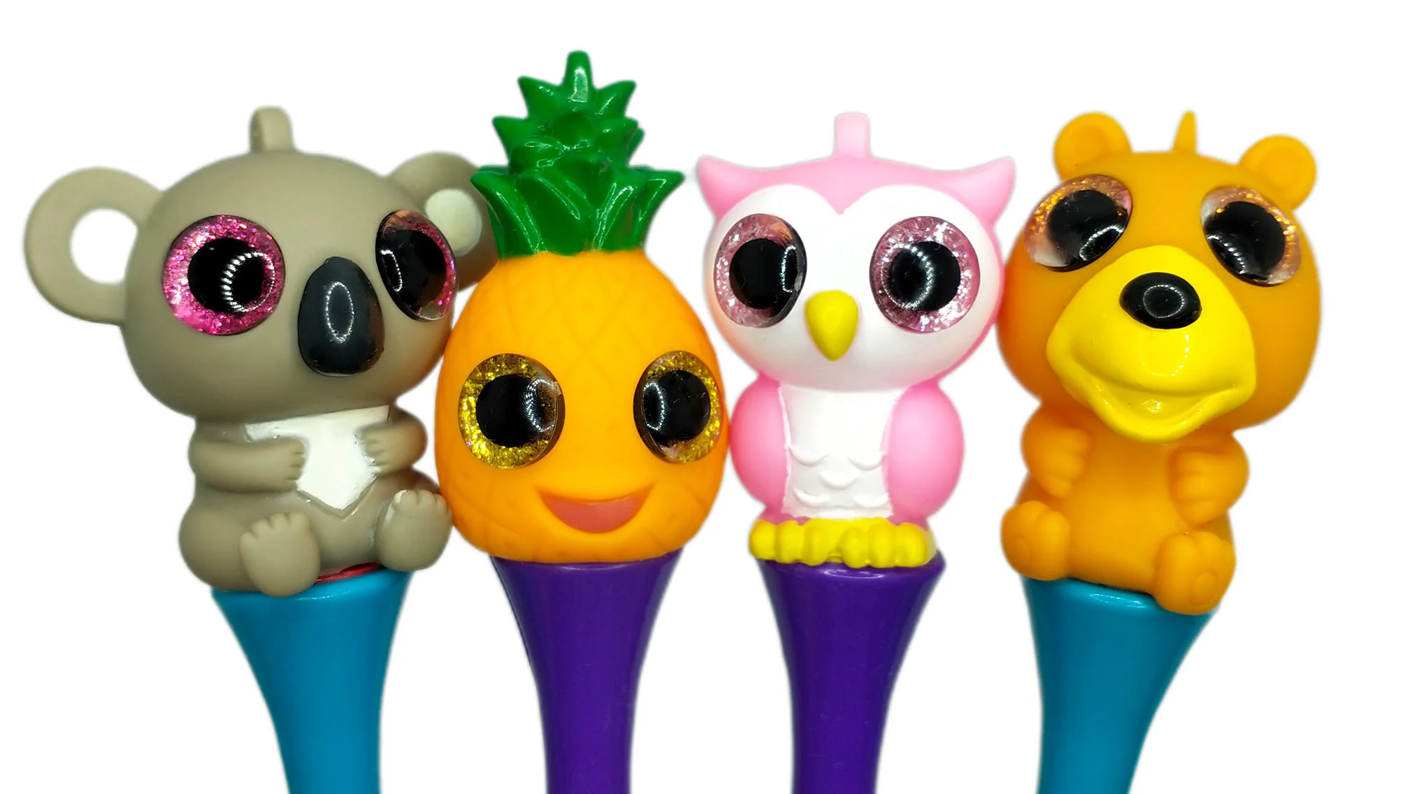 Customized Novelty Promotional Pop Eye Squeeze Owl Pens For Kids Buy
