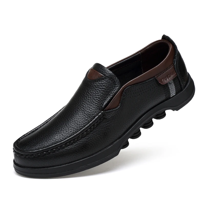 
High Quality Men Office Shoes Crocodile Grain Black Genuine Leather Formal Oxfords Mens Dress Shoes 