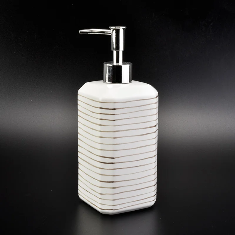 ceramic set in bathroom