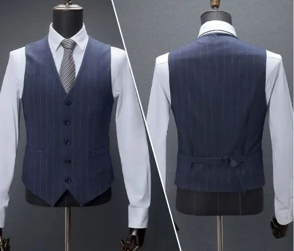 mens striped waistcoat