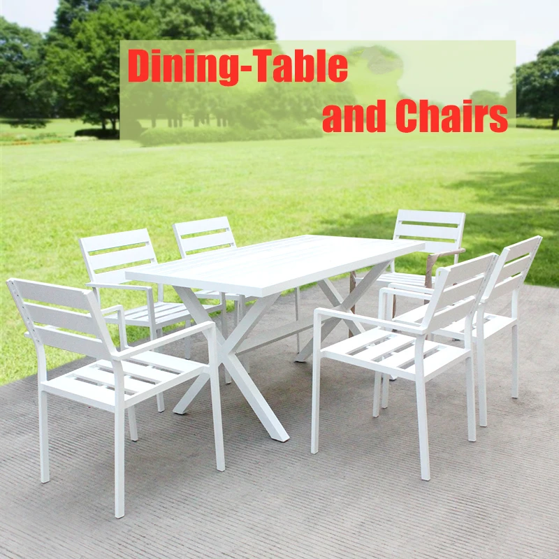 
Garden Outdoor Furniture Aluminum Table and Chairs 