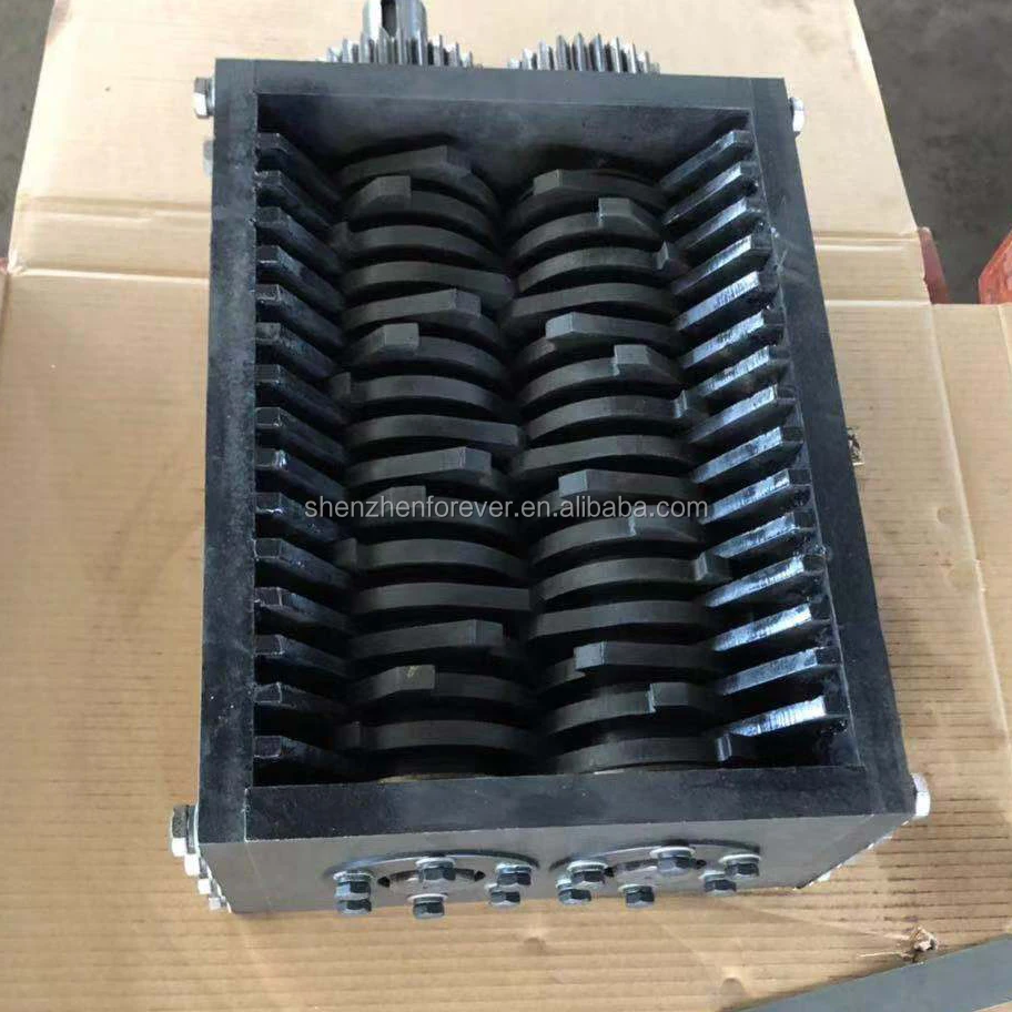 Plastic Waste Wood/Metal/Rubber/Plastic/Shredder Machine Chamber Box Blades