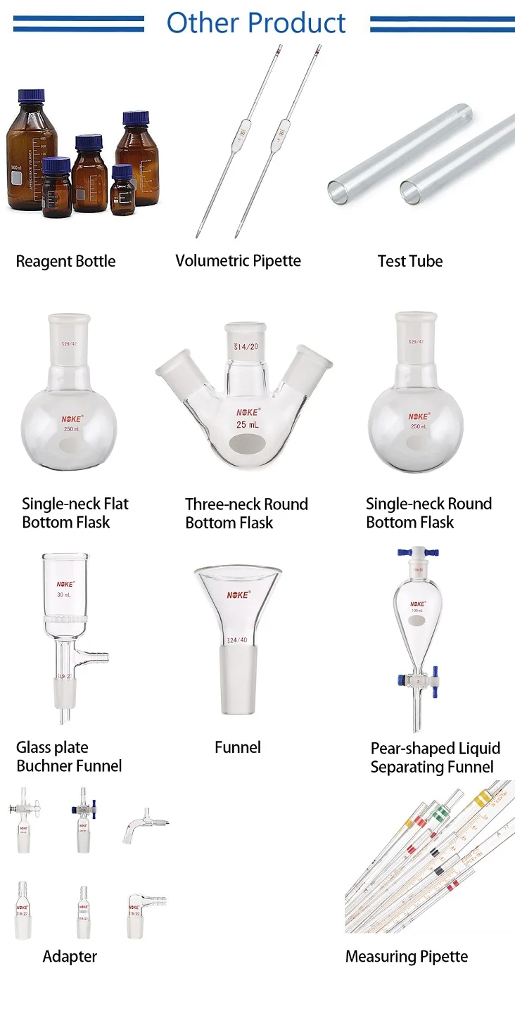 Laboratory Chemical Reagent Bottles Amberclear Borosilicate Glass Reagent Bottles With Blue 4011