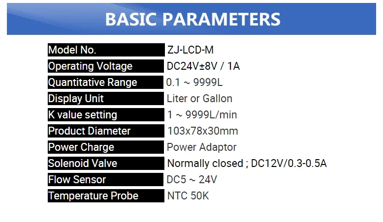 Affichage LCD de la mer M 0.1-9999de contrôleur de l'eau numérique appareil  indicateur de débit de Compteur Compteur Quantitative thermomètre - Chine  Smart Compteur d'eau, du contrôleur du débit de liquide