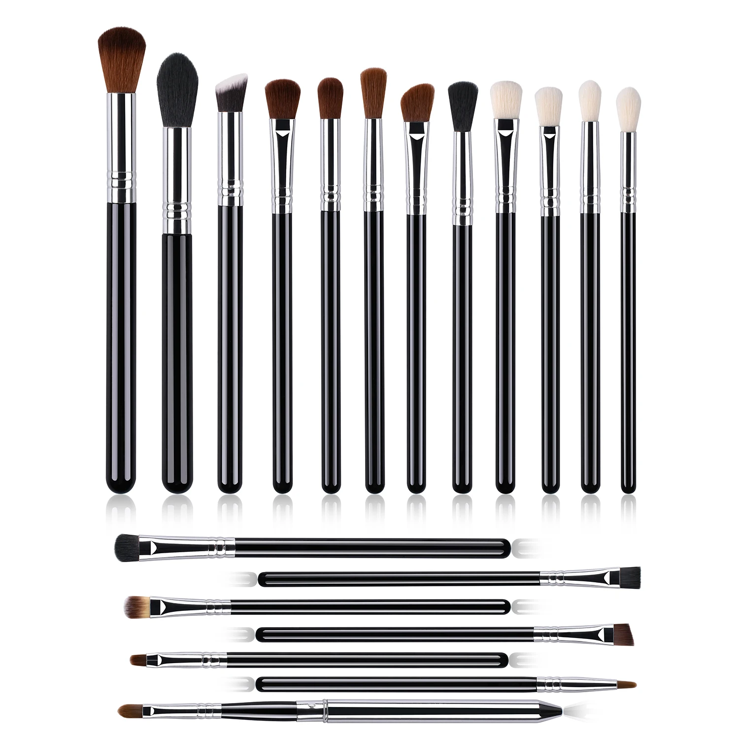 

19pcs ynthetic hair eye makeup brush etsmermaid brush et,30 Sets