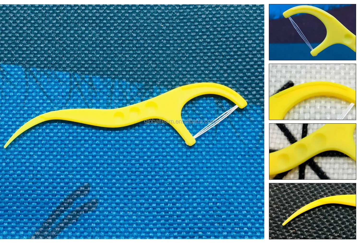 new new new triple-line floss pick, 3-in-1 functions dental