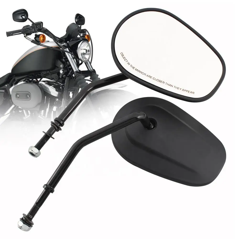 Motorcycle Rear View Side Mirror For Harley Bobber Chopper Touring XL 1200 883 Sportster Fatboy Softail Handlebar Mount Mirrors