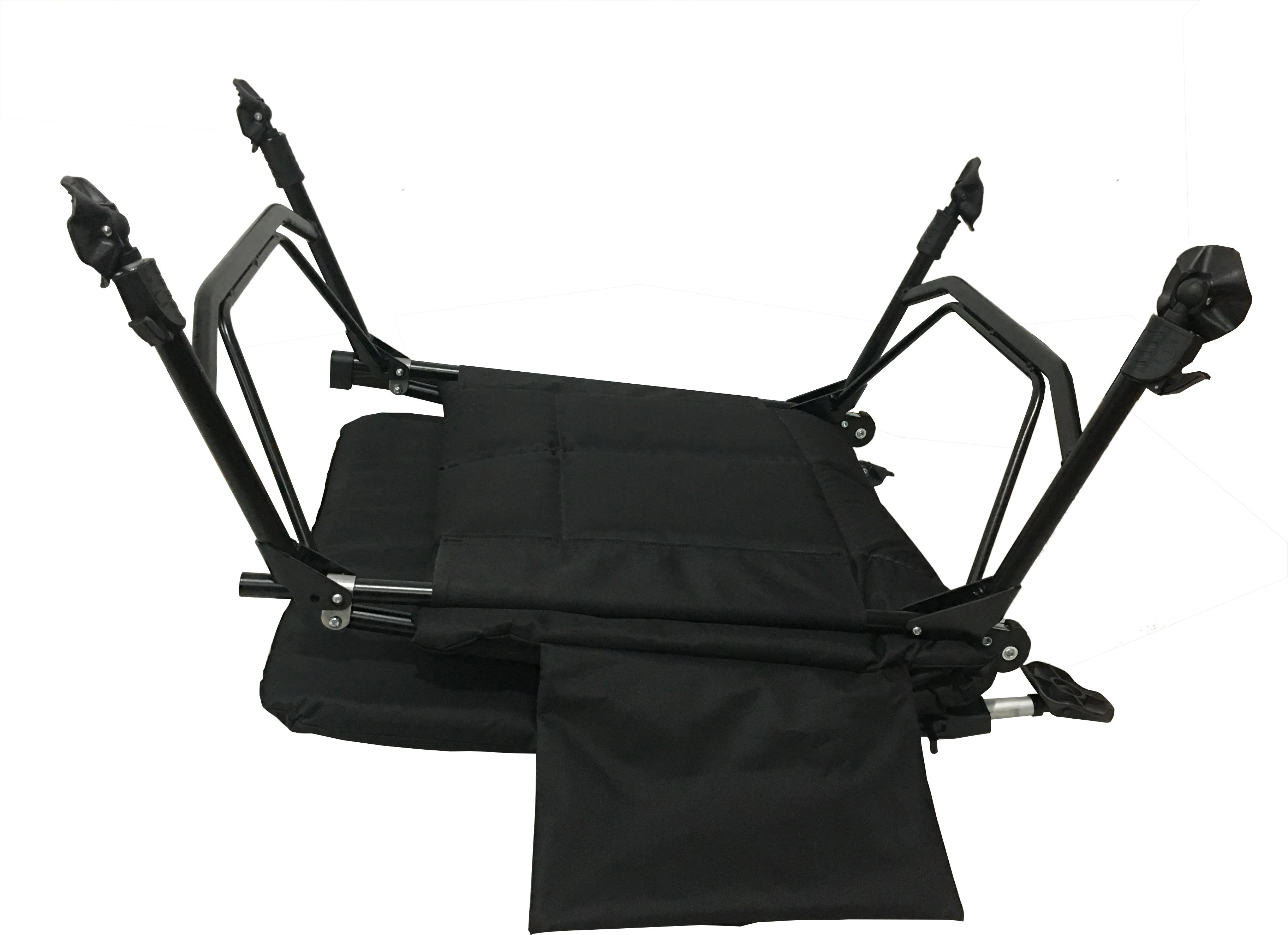 Heavy Duty Adjustable Oversize Padded Camp Bed Indoor Furniture Disaster Relief Cot Fishing And