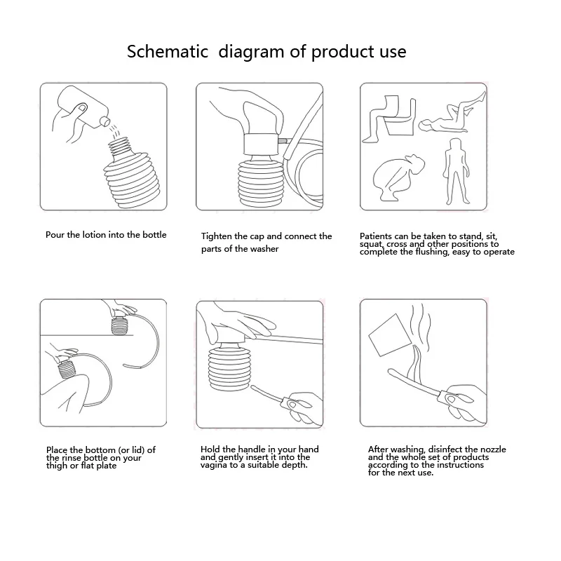 plastic vaginal douche bottle