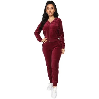 velour pant suits