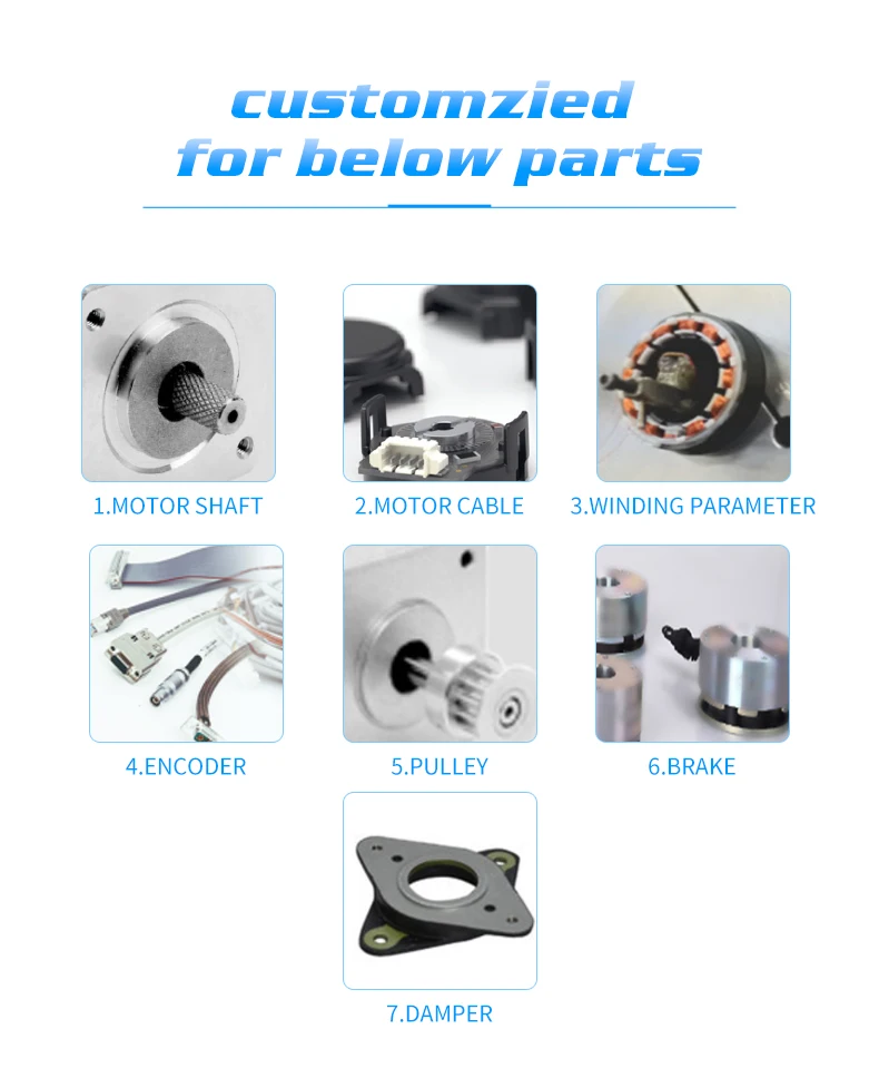 57mm JK57HS112-4204-03 1.8 Degree Nema 23 Step Motor Model